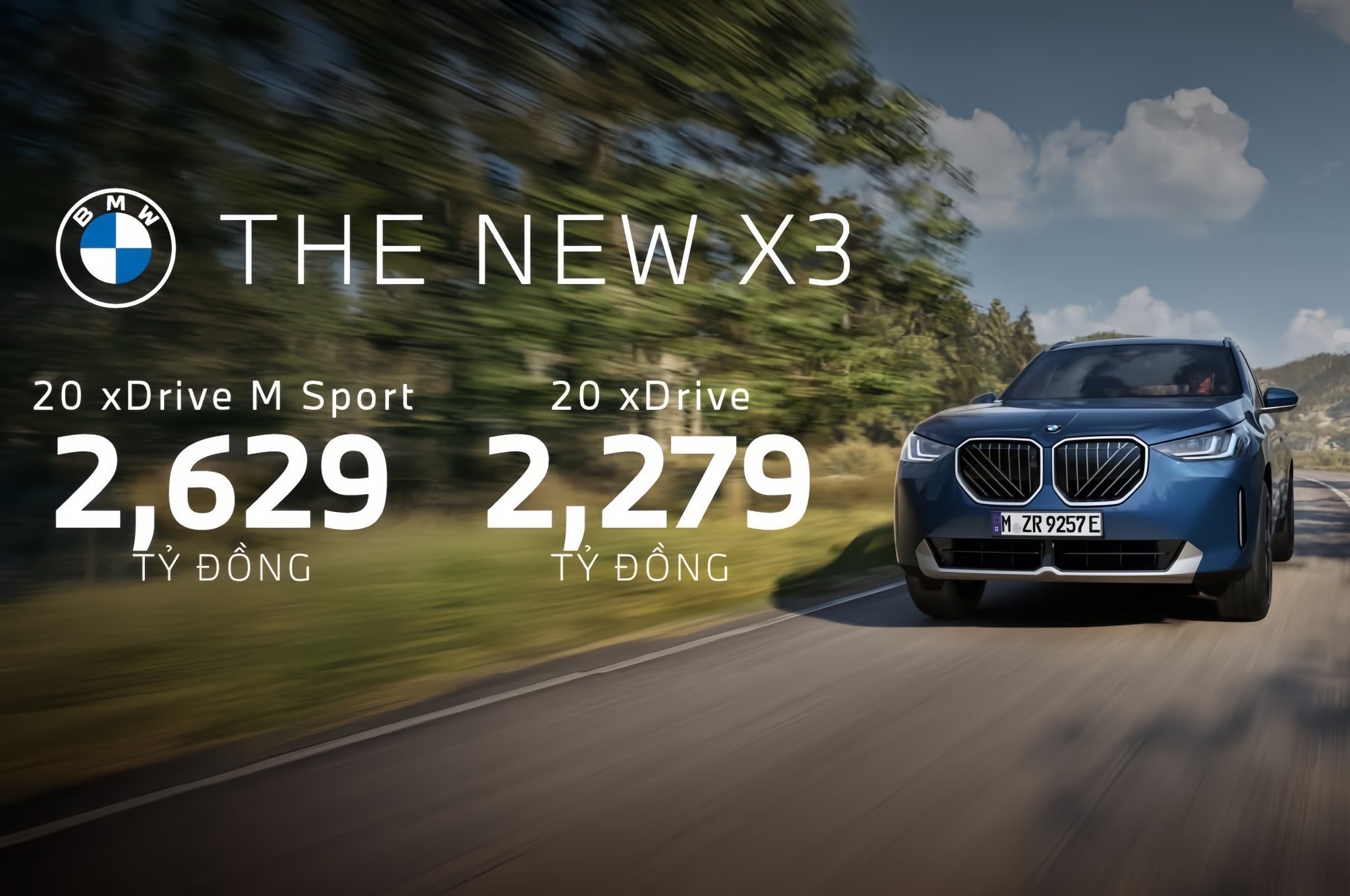 gia xe bmw The New BMW X3